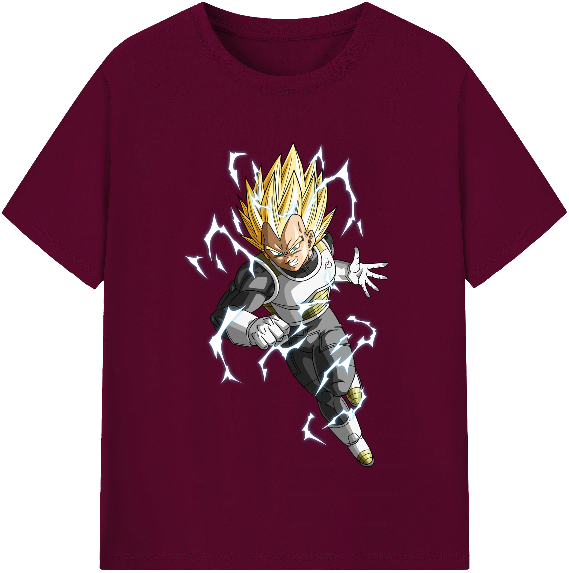 （画像用） ドラゴンボール ベジータ四世（Bejīta Yonsei）DRAGON BALL Vegeta IV レディースカジュアルプリントTシャツ（綿100％）